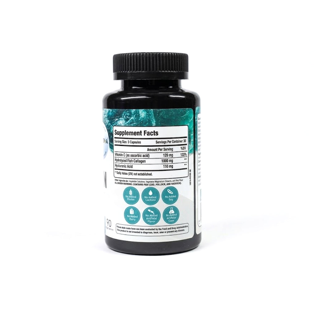 Laperva Marine Collagen 1350mg – Skin Hydration, Anti-Aging & Joint Support (90 Veggie Capsules)