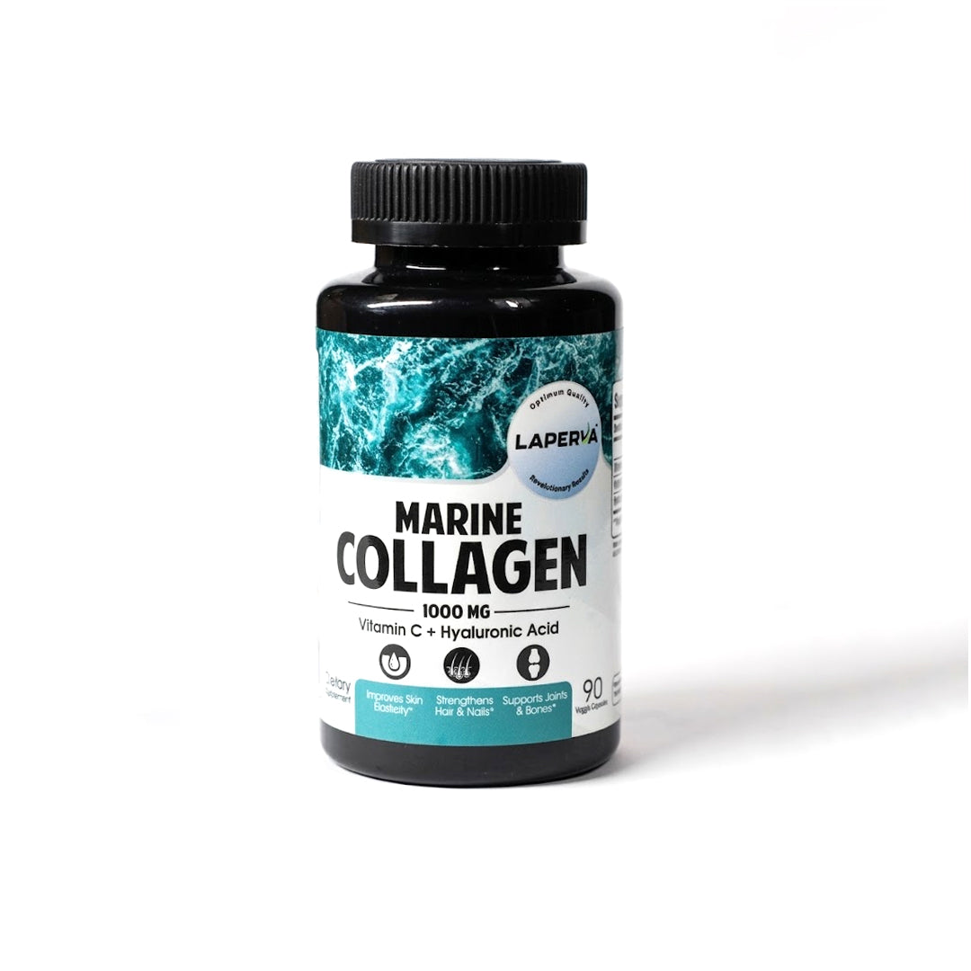 Laperva Marine Collagen 1350mg – Skin Hydration, Anti-Aging & Joint Support (90 Veggie Capsules)