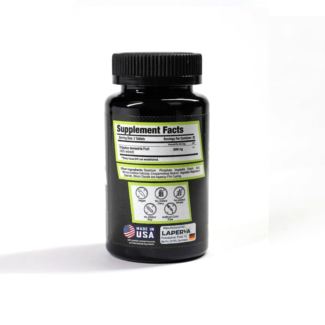 Laperva Tribulus 3000mg – Testosterone Booster, Athletic Performance & Libido Support (90 Tablets)