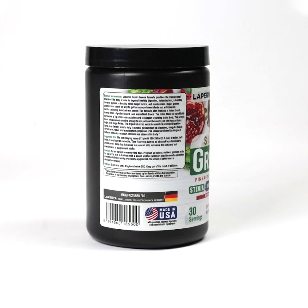 Laperva Super Greens Organic Superfood Powder – Pineapple Punch (330g)