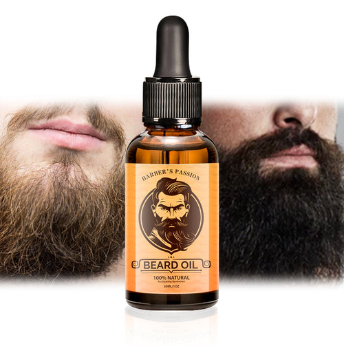 BARNERPASSION Premium Beard Oil – Softens, Nourishes & Strengthens Beard Hair