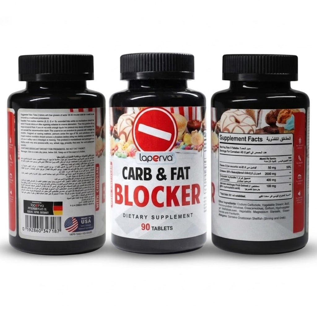 Laperva Carb and Fat Blocker – Weight Management & Appetite Control (90 Tablets)