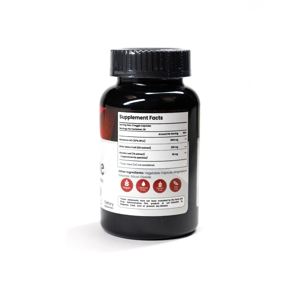 Laperva Berberine Complex 1200mg – Glucose Metabolism & Cardiovascular Support (60 Veggie Capsules)