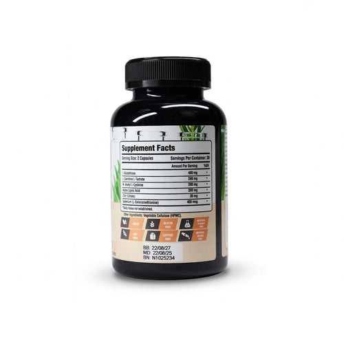 Laperva Antioxidant Complex L-Glutathione 400mg – Skin Brightening & Liver Detox (60 Veggie Capsules)