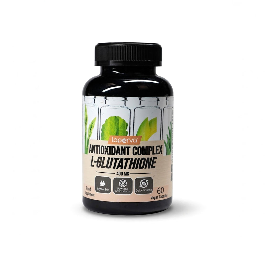 Laperva Antioxidant Complex L-Glutathione 400mg – Skin Brightening & Liver Detox (60 Veggie Capsules)