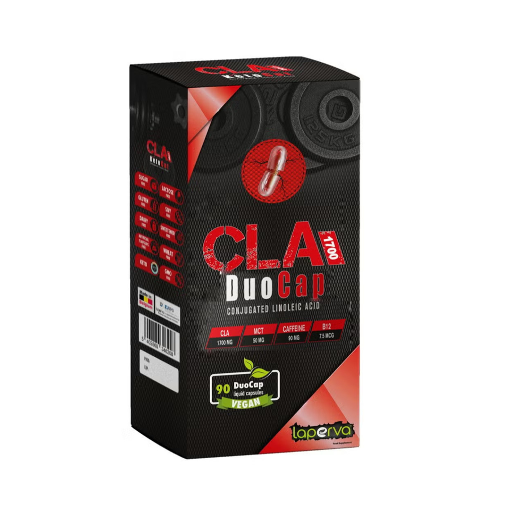 Laperva CLA Duo Cap 1700mg – Advanced Fat Burning, Metabolism & Muscle Tone (90 Duo Capsules)