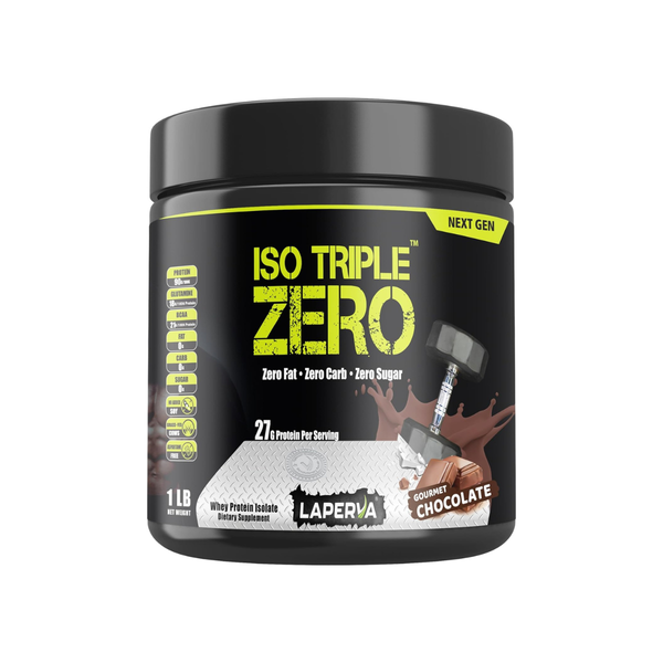Laperva Iso Triple Zero Next Generation Whey Protein – Lean Muscle Growth & Recovery – Gourmet Chocolate