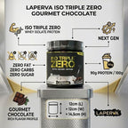 Laperva Iso Triple Zero Next Generation Whey Protein – Lean Muscle Growth & Recovery – Gourmet Chocolate