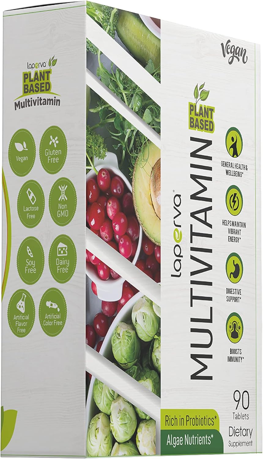 Laperva Plant-Based Multivitamin – Immune Support & Cellular Energy (90 Vegan Tablets)