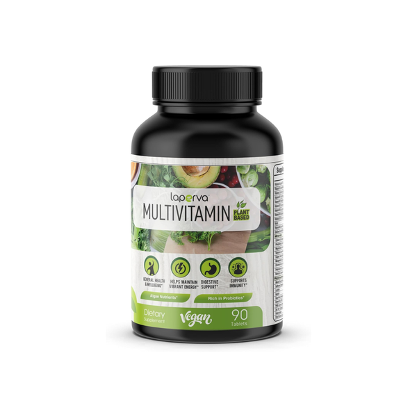 Laperva Plant-Based Multivitamin – Immune Support & Cellular Energy (90 Vegan Tablets)