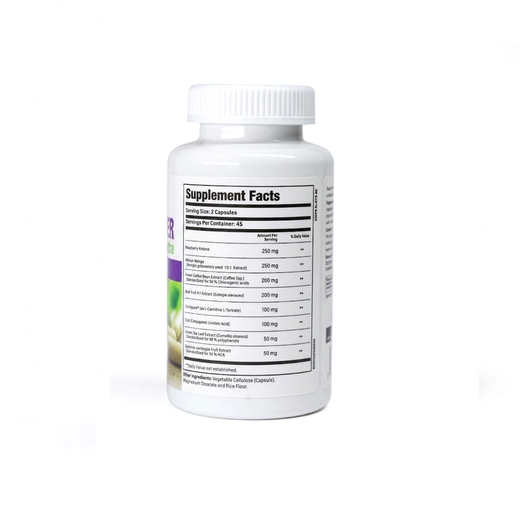 Laperva Super Burner Extra – Advanced Fat Burner & Fluid Elimination (90 Veggie Capsules)