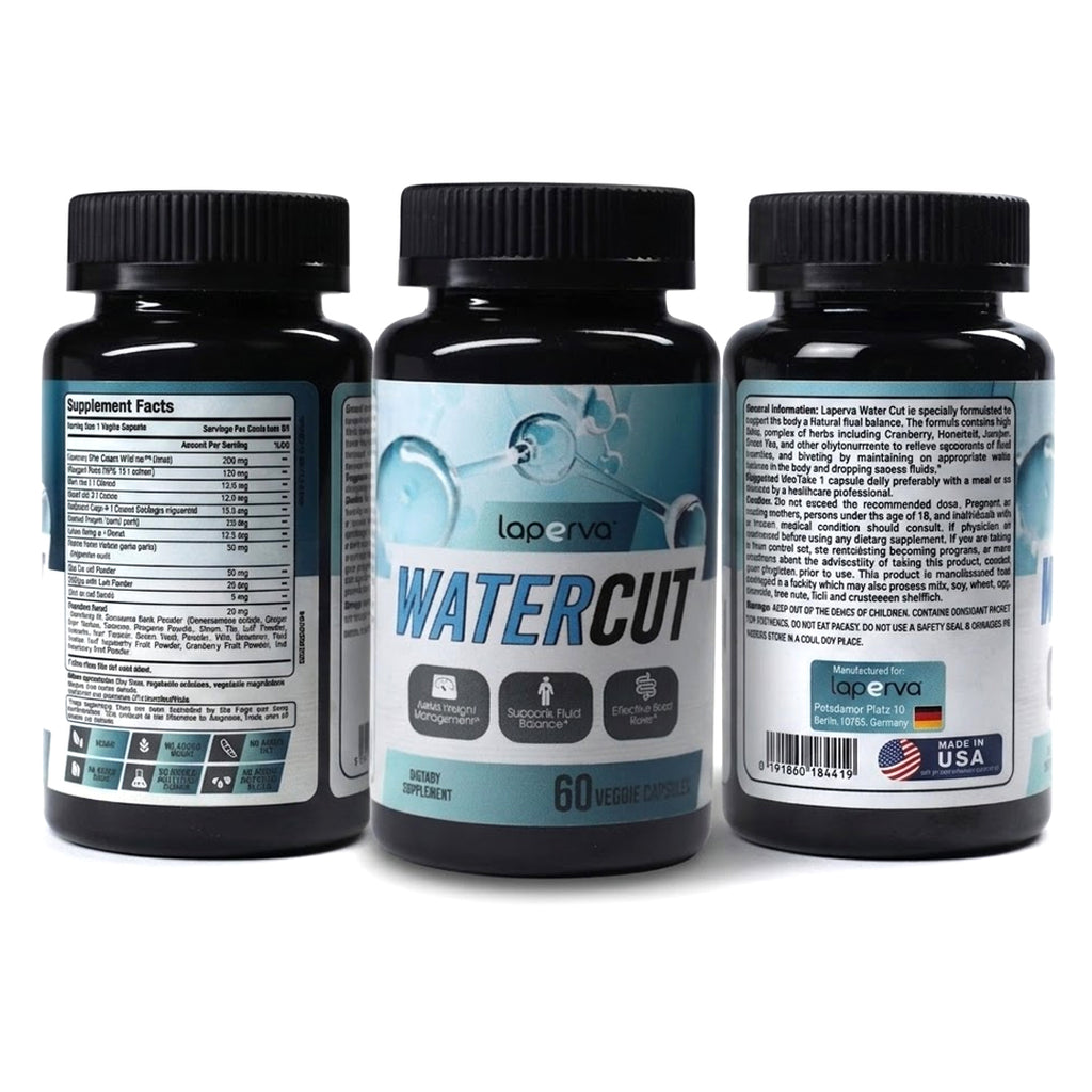 Laperva Water Cut – Advanced Fluid Elimination & Muscle Definition (60 Veggie Capsules)