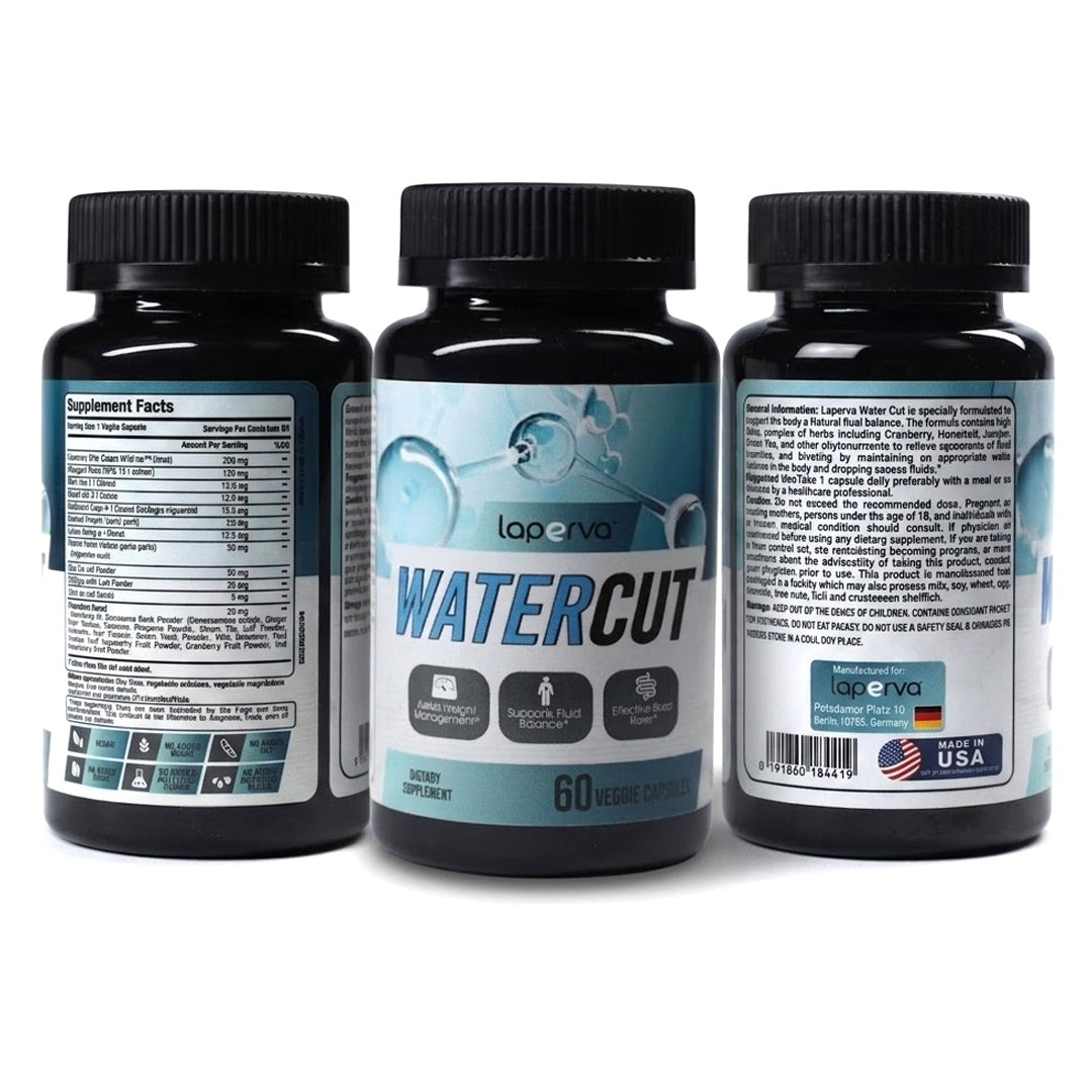 Laperva Water Cut – Advanced Fluid Elimination & Muscle Definition (60 Veggie Capsules)